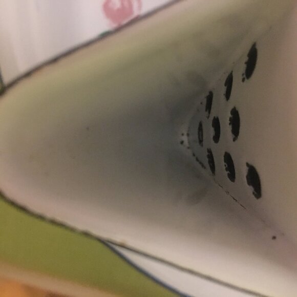 Giverny Enameled Metal Hostess Set, Cottage Chic Vintage Kitchen, Monet Impressi - Picture 7 of 10